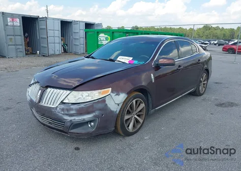 2009 Lincoln Mks z USA, uszkodzony, nr VIN 1LNHM93R89G607771